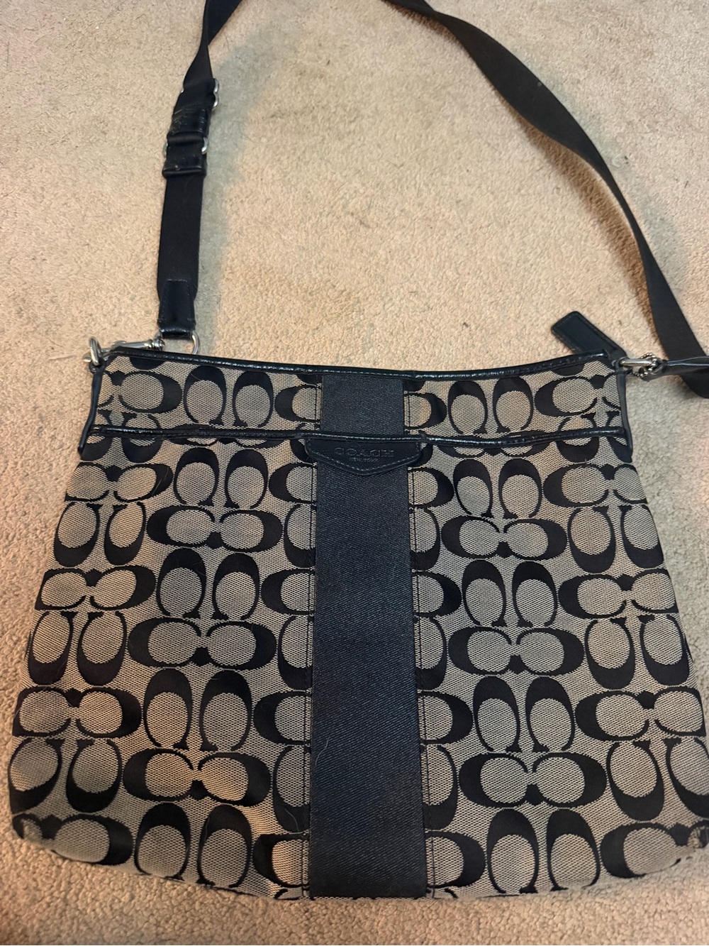 Coach Signature Canvas Crossbody Bag